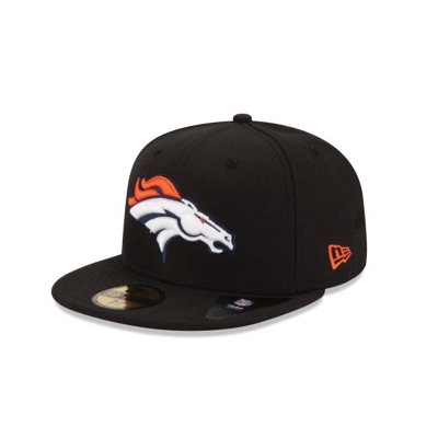 Black Denver Broncos Hat - New Era NFL 59FIFTY Fitted Caps USA4078926